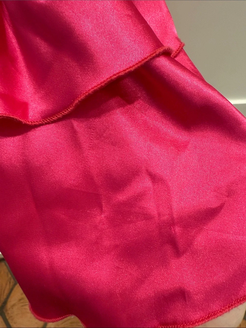 Girls Hot Pink Smocked Dance Dress with Puff Sleeves